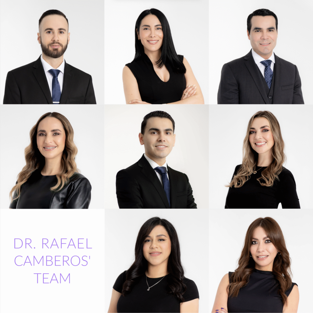 Board Certified Plastic Surgeon Dr. Rafael Camberos' Team.